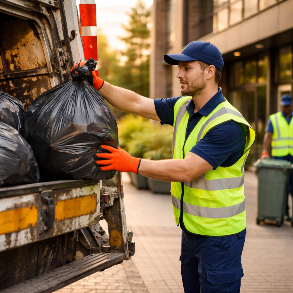 Bi-weekly waste collection for a small office building