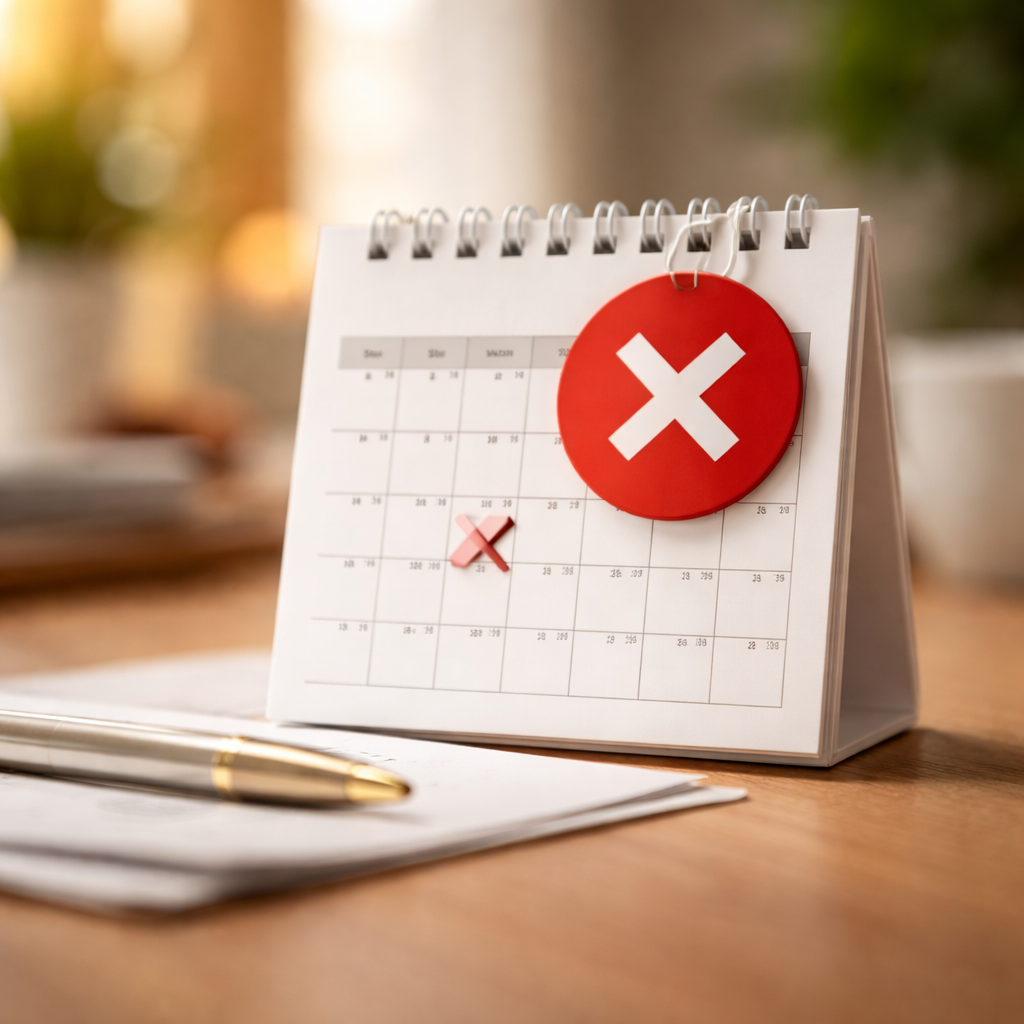 Calendar cancellation